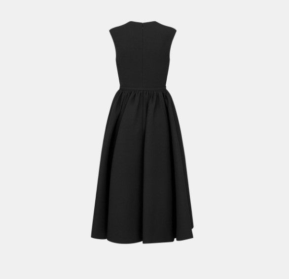 Dior o1w1db11124 Verga Robe in Black Size XL / US 12-14 / IT 48-50 - 2 Thumbnail