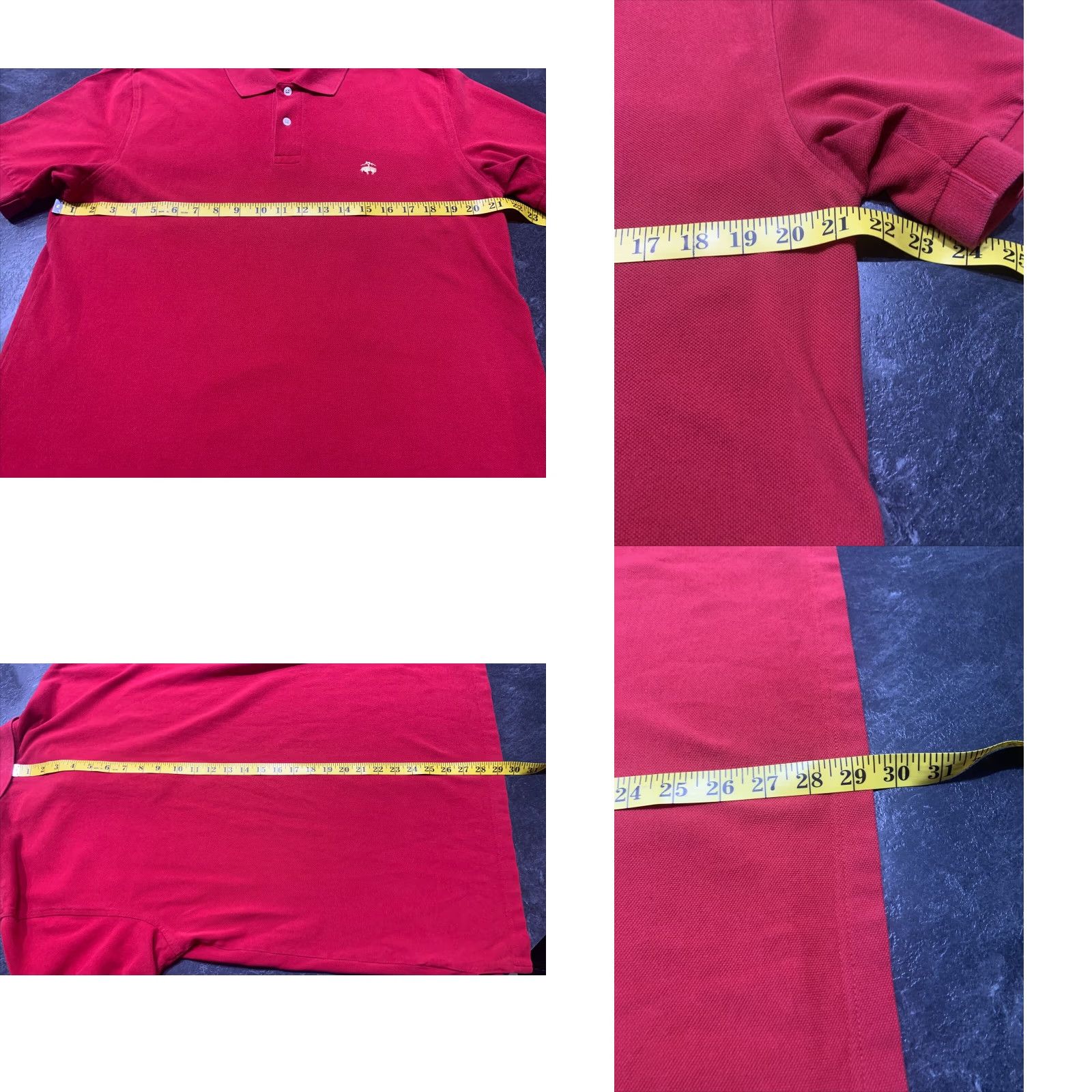 Brooks Brothers Brooks Brothers Mens 346 Short Sleeve Polo Shirt Red Medium M Size US M / EU 48-50 / 2 - 8 Thumbnail