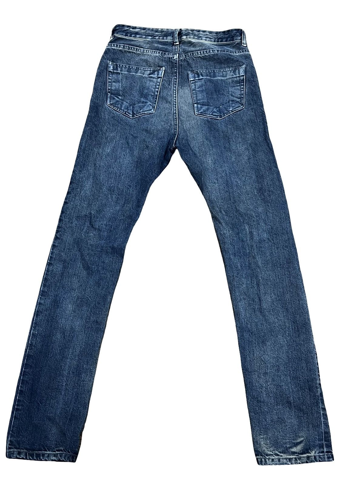 Rick Owens Rick Owens fw16 Hustler Blue Torrence Cut Jeans Size US 29 - 2 Thumbnail