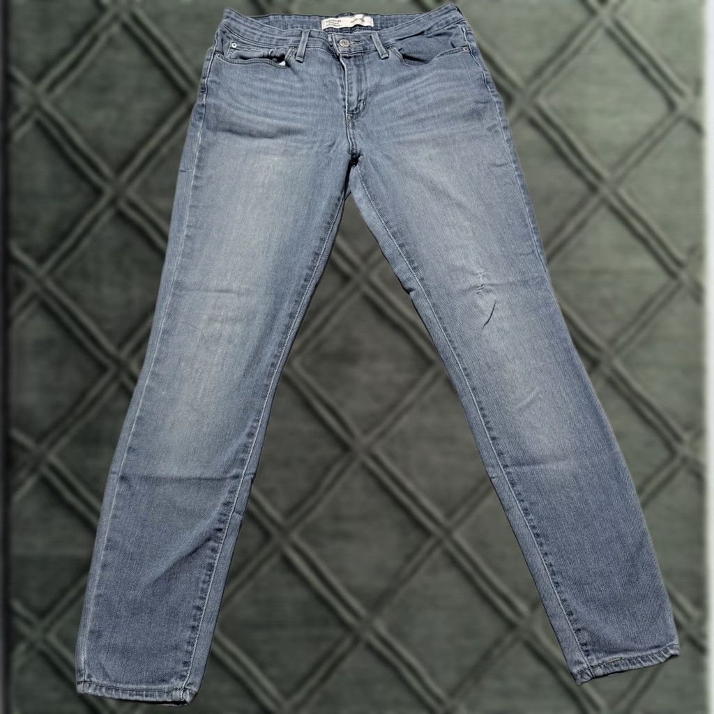 Levi's Signature by Levi Strauss Jeans Women's Blue Denim 10 Modern Mid Rise Skinny Jeans Size 32" / US 10 / IT 46 - 1 Thumbnail