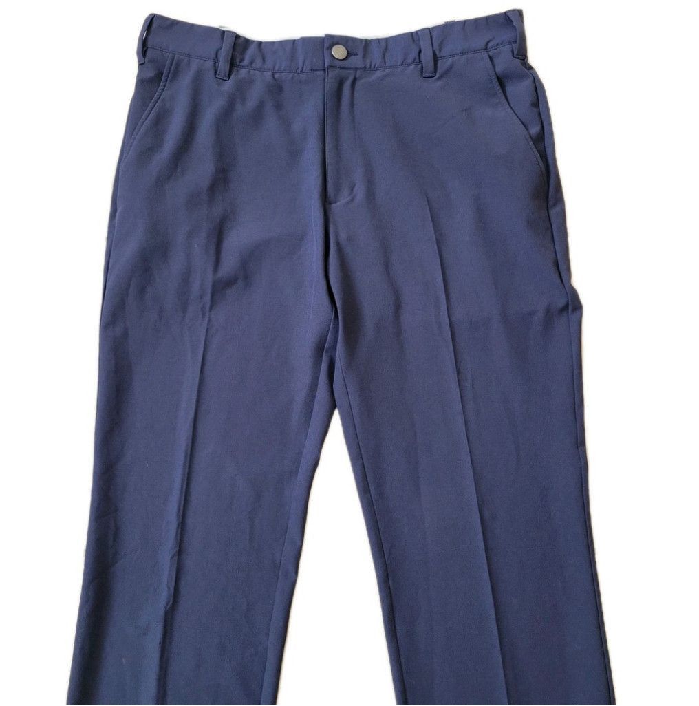 Adidas Adidas Navy Polyester Spandex Blend Slim-Fit Golf Pant 32/32 Size US 32 / EU 48 - 6 Thumbnail