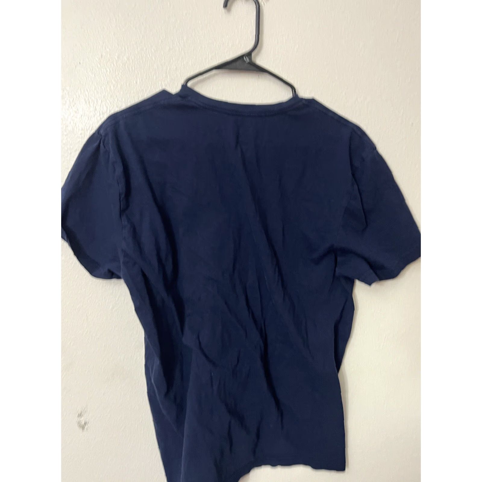 Polo Ralph Lauren Polo Ralph Lauren Shirt Adult Large Navy Blue Cotton Sleep Shirt Long Sleeve V-Neck Logo Classic Mens Size US L / EU 52-54 / 3 - 2 Thumbnail