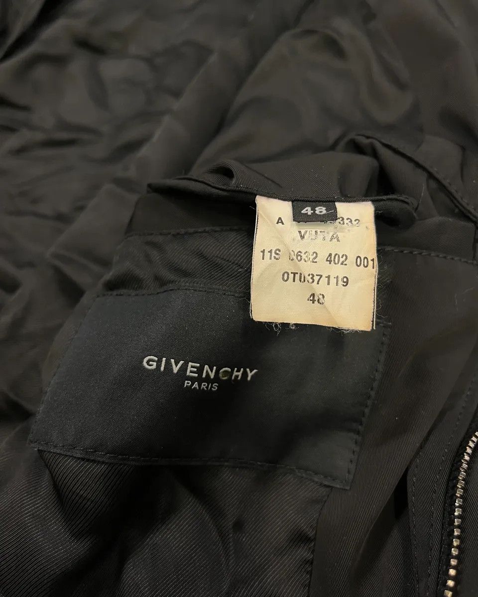 Givenchy SS2011 Givenchy Black Nylon Moto Zip Sleeve Bomber Jacket by Hedi Slimane Size US S / EU 44-46 / 1 - 9 Thumbnail
