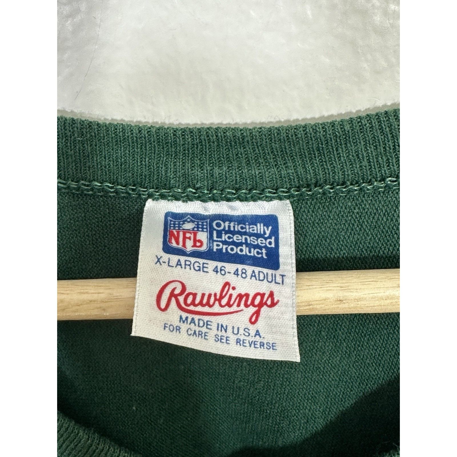 Riddell Vintage Green Bay Packers Rawlings Jersey Shirt Size XL Size US XL / EU 56 / 4 - 4 Thumbnail