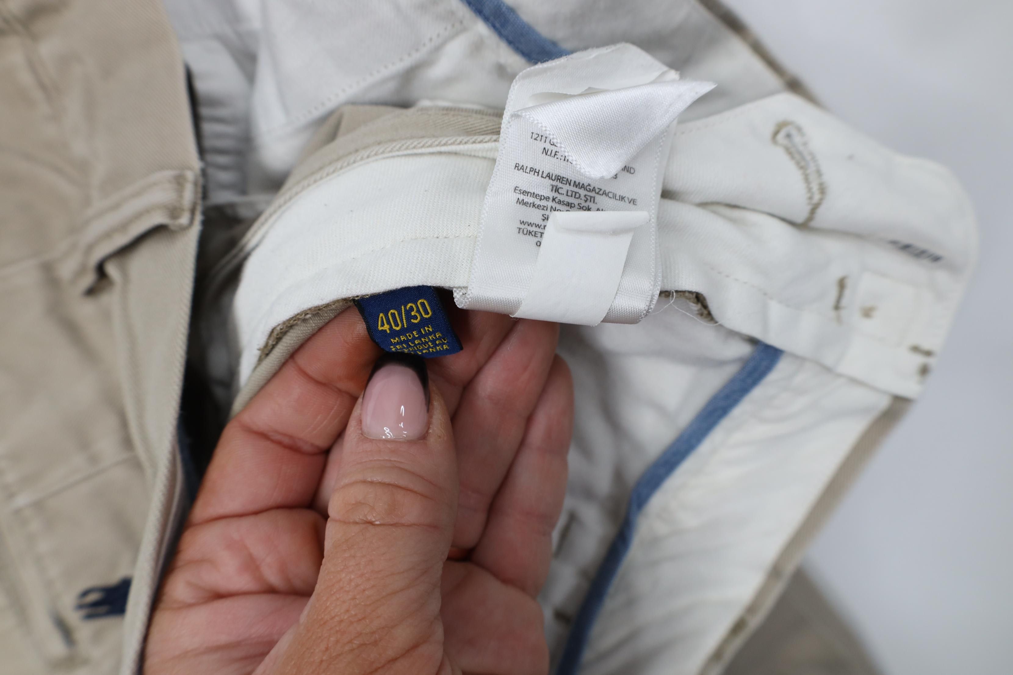 Polo Ralph Lauren Vintage Y2K Ralph Lauren Wide Leg Chino Pants Cotton Beige Size US 40 / EU 56 - 8 Thumbnail