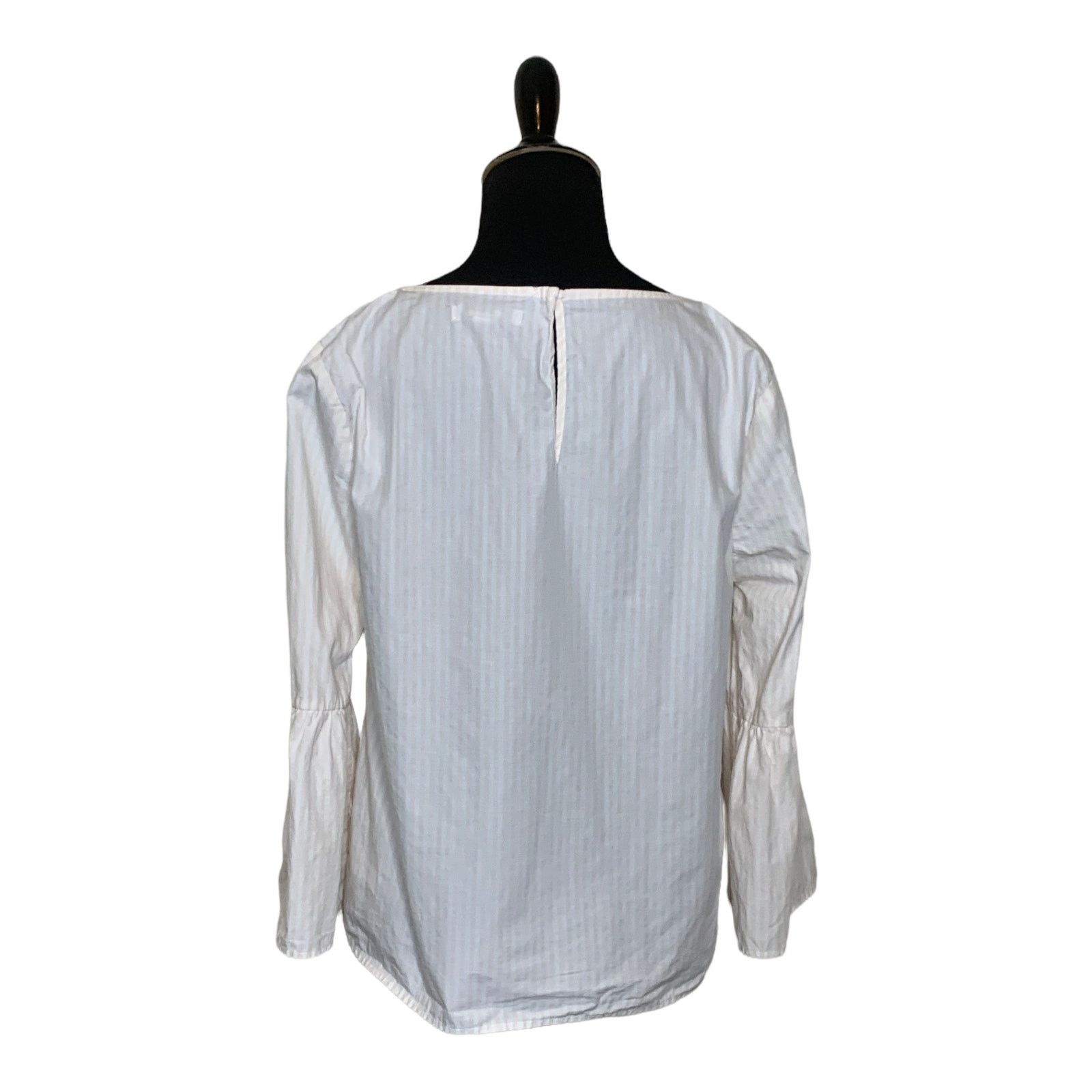 Madewell Madewell pink striped bell sleeves boho blouse size M Size M / US 6-8 / IT 42-44 - 2 Thumbnail