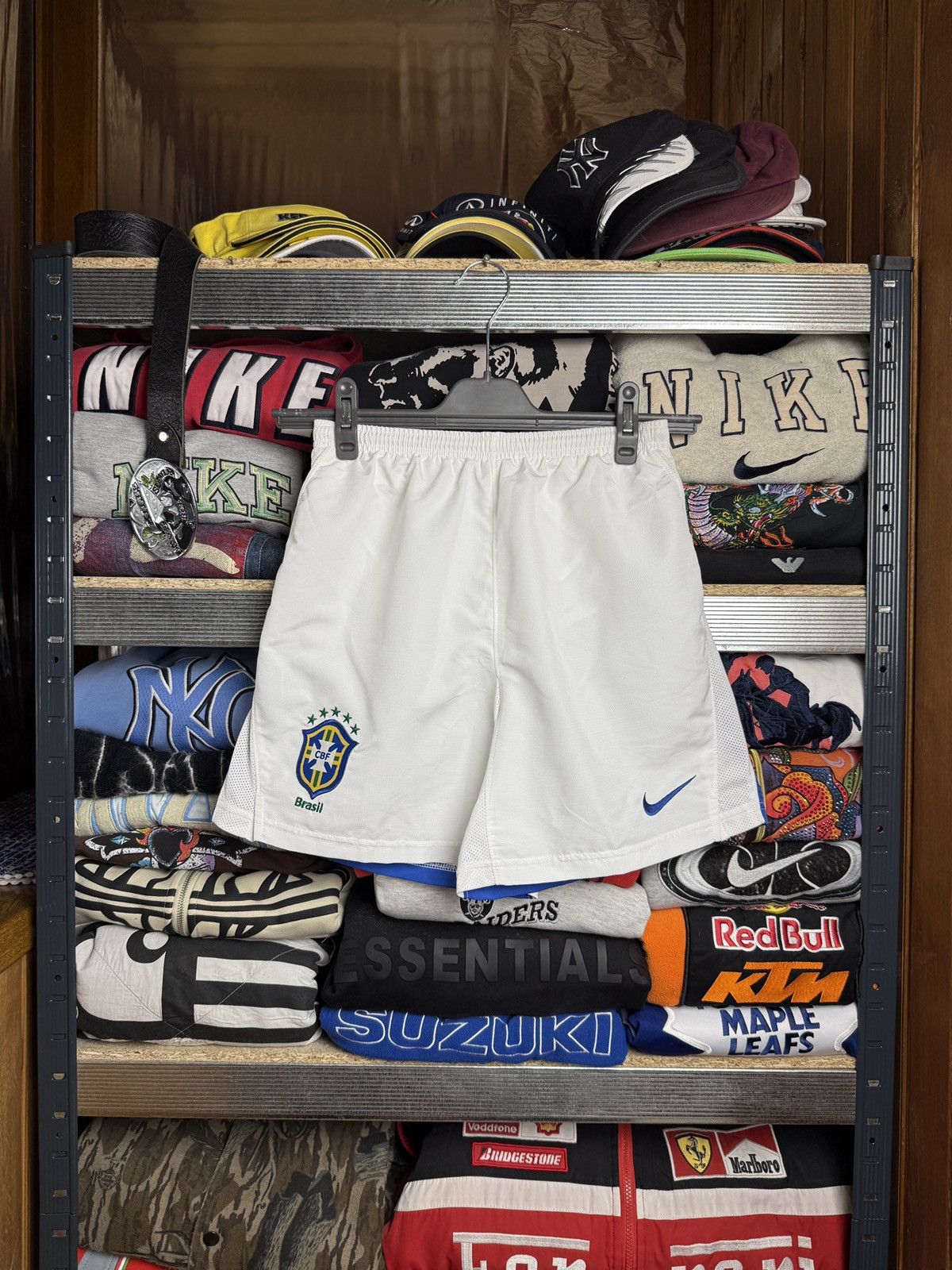 Nike Vintage Y2K Nike Brazil Shorts Size US 30 / EU 46 - 1 Thumbnail