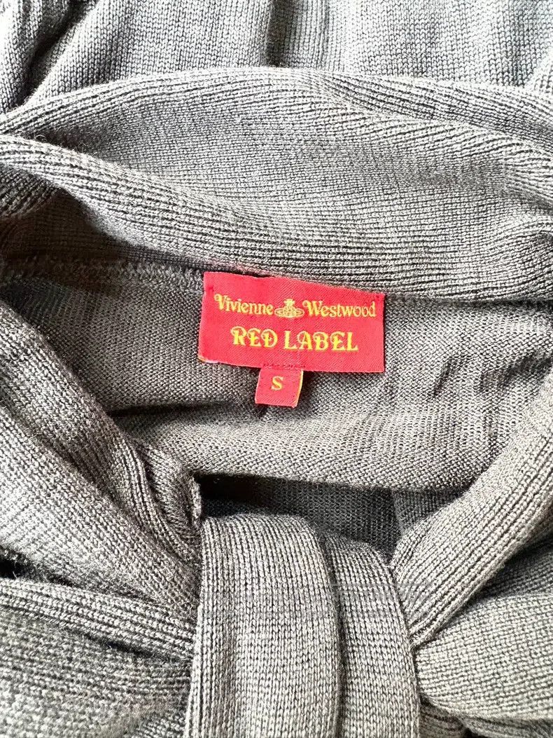 Vivienne Westwood Vivienne Westwood Grey Bow Saturn Knit Top Size S / US 4 / IT 40 - 7 Thumbnail