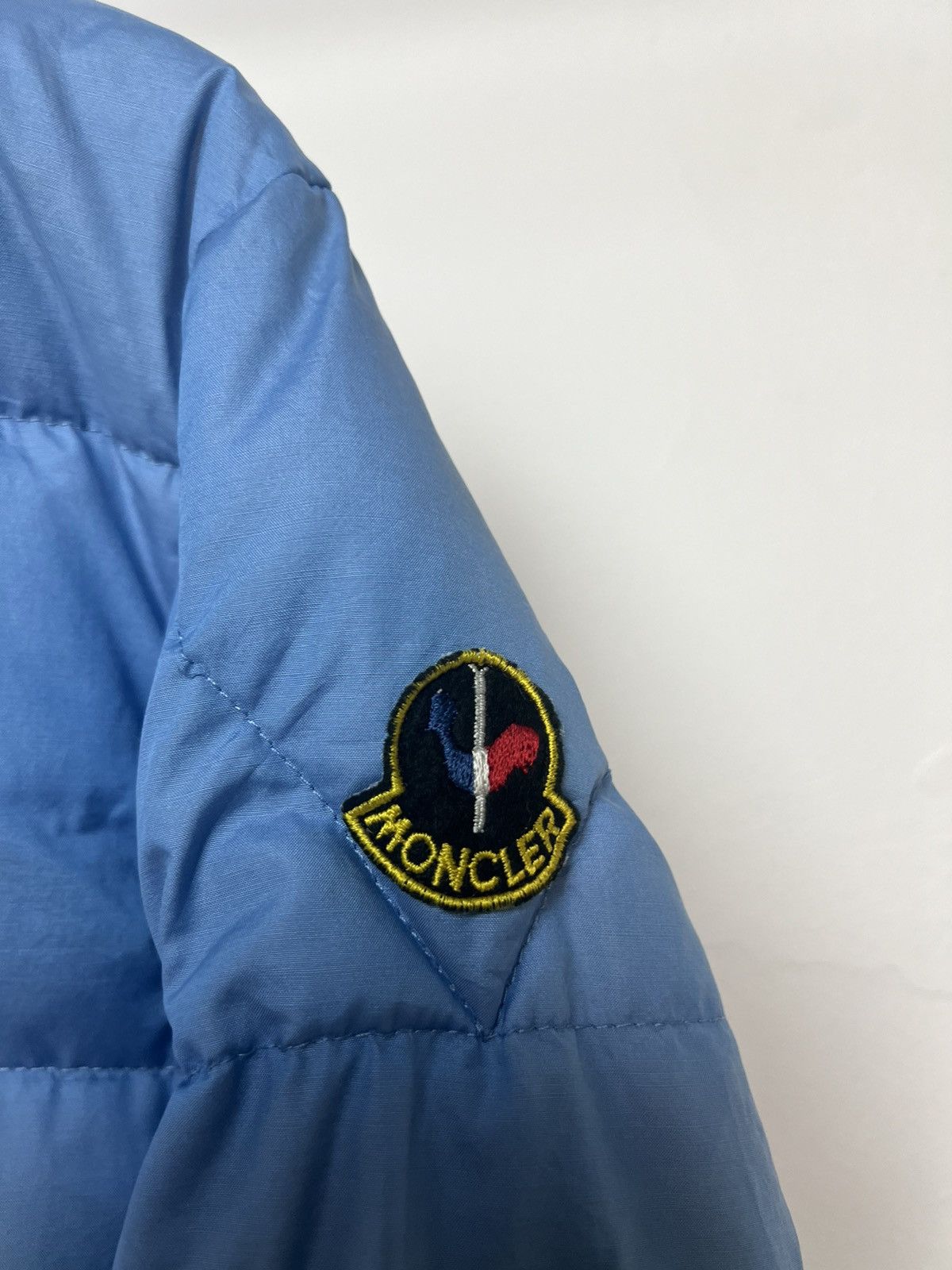 Moncler Vintage Moncler Puffer Light Blue Down Jacket Size US M / EU 48-50 / 2 - 4 Thumbnail