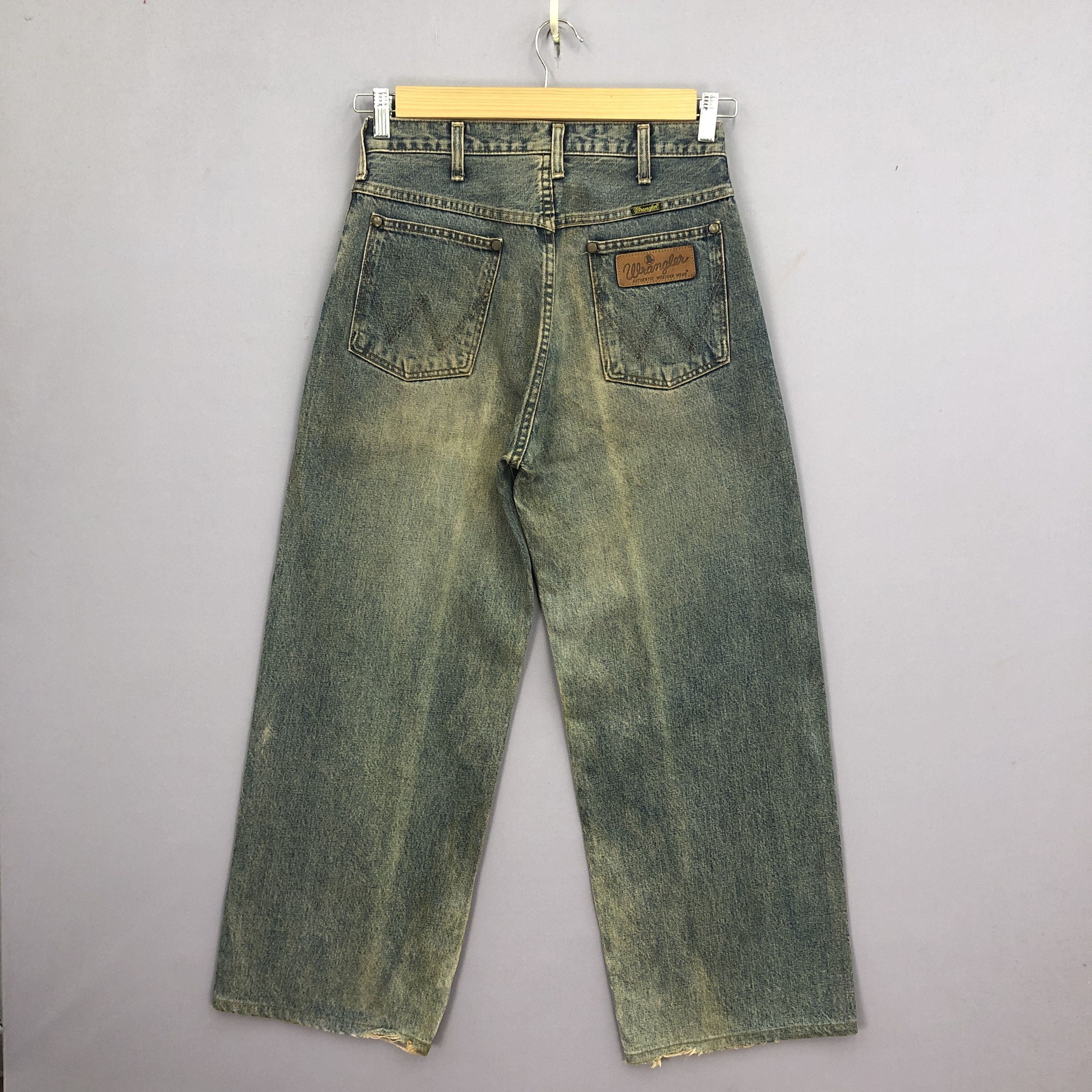 Wrangler Vintage Wrangler Selvedge Jeans Mud Wash Redline Baggy Denim Size 26" / US 2 / IT 38 - 2 Thumbnail