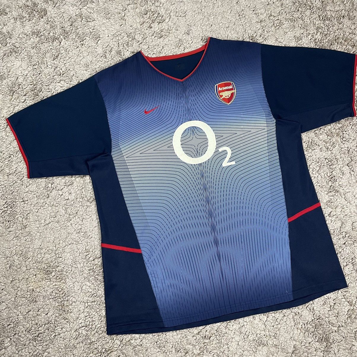 Nike × Vintage Vintage Arsenal Away Jersey Size US XL / EU 56 / 4 - 3 Thumbnail