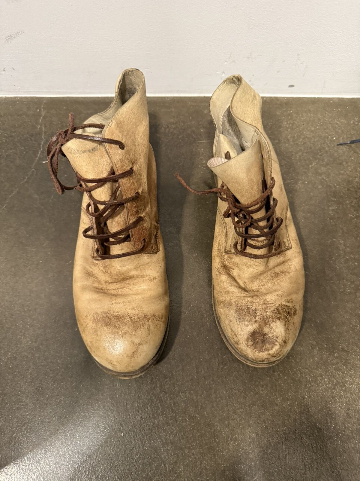 Marsell Tan stained Marsell Zucca Boots Size US 8 / EU 41 - 3 Thumbnail