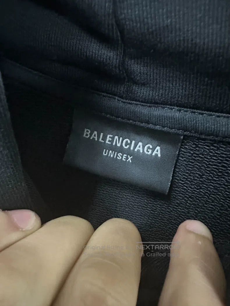 Balenciaga Balenciaga Letter Logo Printed Hooded Long Sleeve Sweatshi Size US M / EU 48-50 / 2 - 5 Thumbnail