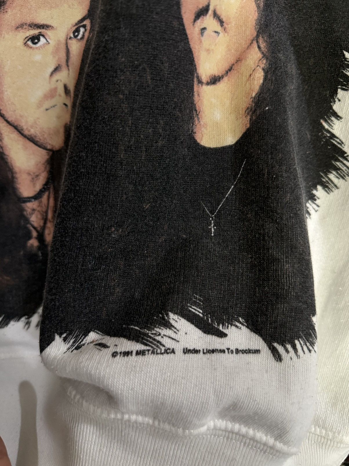 Band Tees × Vintage Rare Vintage 90s Metallica Promo Europe Sweatshirt Size US L / EU 52-54 / 3 - 3 Thumbnail