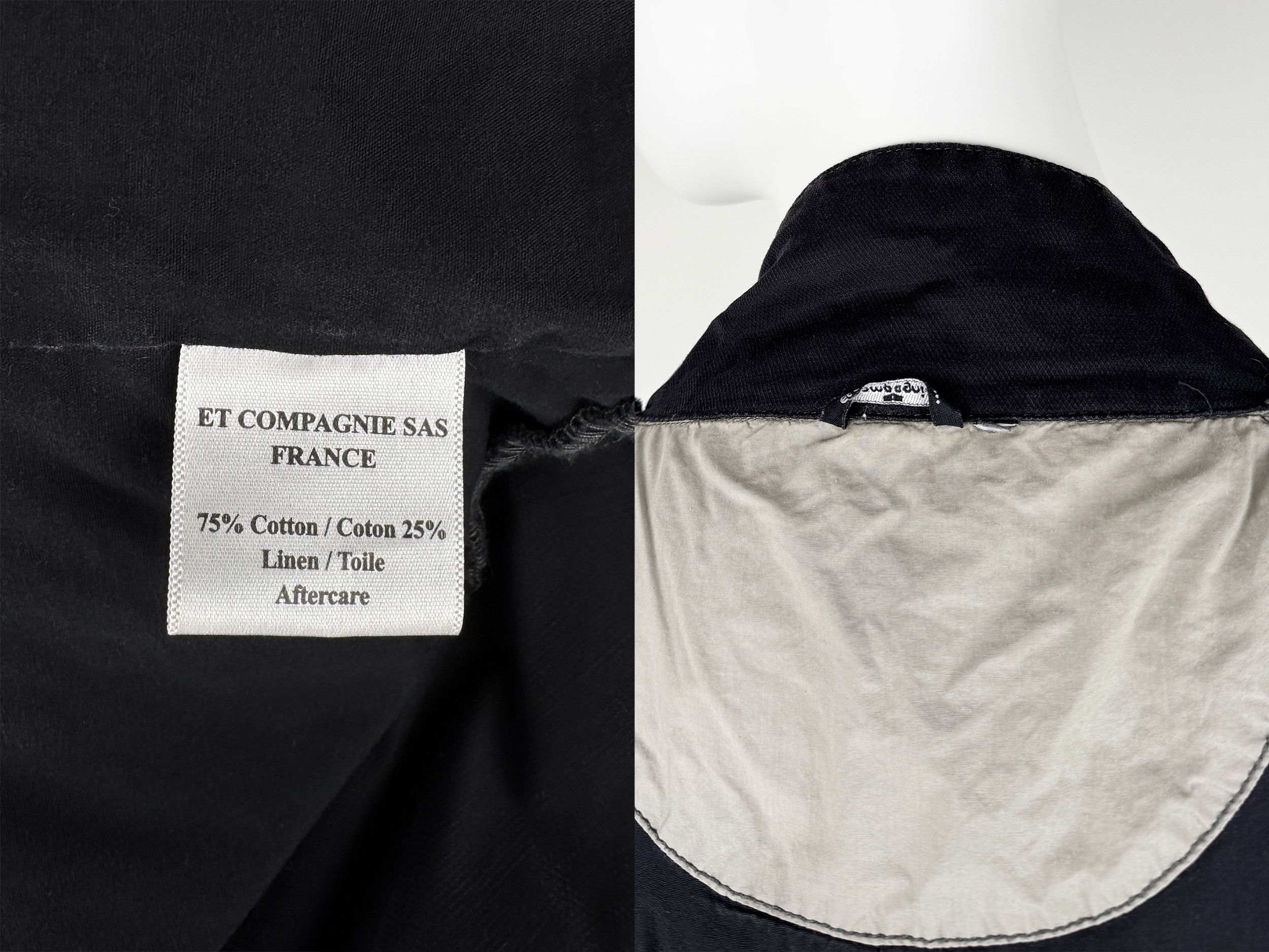Japanese Brand Et Compagnie Deconstructed Patchwork Zip Cotton Jacket Vtg Size S / US 4 / IT 40 - 9 Thumbnail