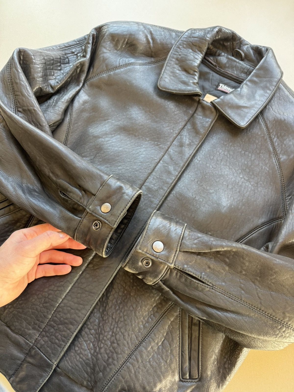 Japanese Brand Vintage Leather Jacket Size US M / EU 48-50 / 2 - 8 Thumbnail