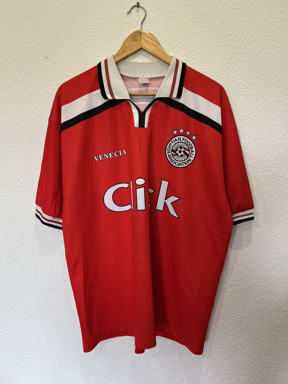 Vintage Vintage Egypt Venecia 1998 Home Kit Soccer Jersey Football Size US XL / EU 56 / 4 - 1 Thumbnail