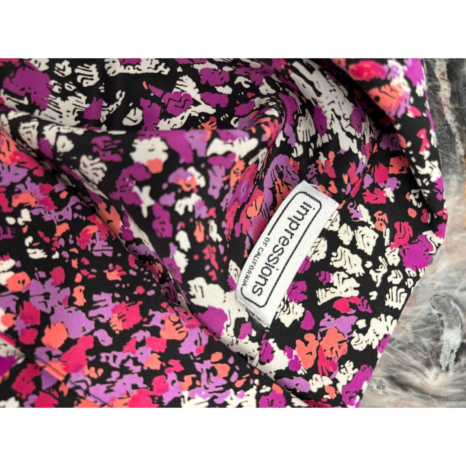 Vintage Vintage Impressions, pink and purple button up blouse ￼ Size L / US 10 / IT 46 - 4 Thumbnail