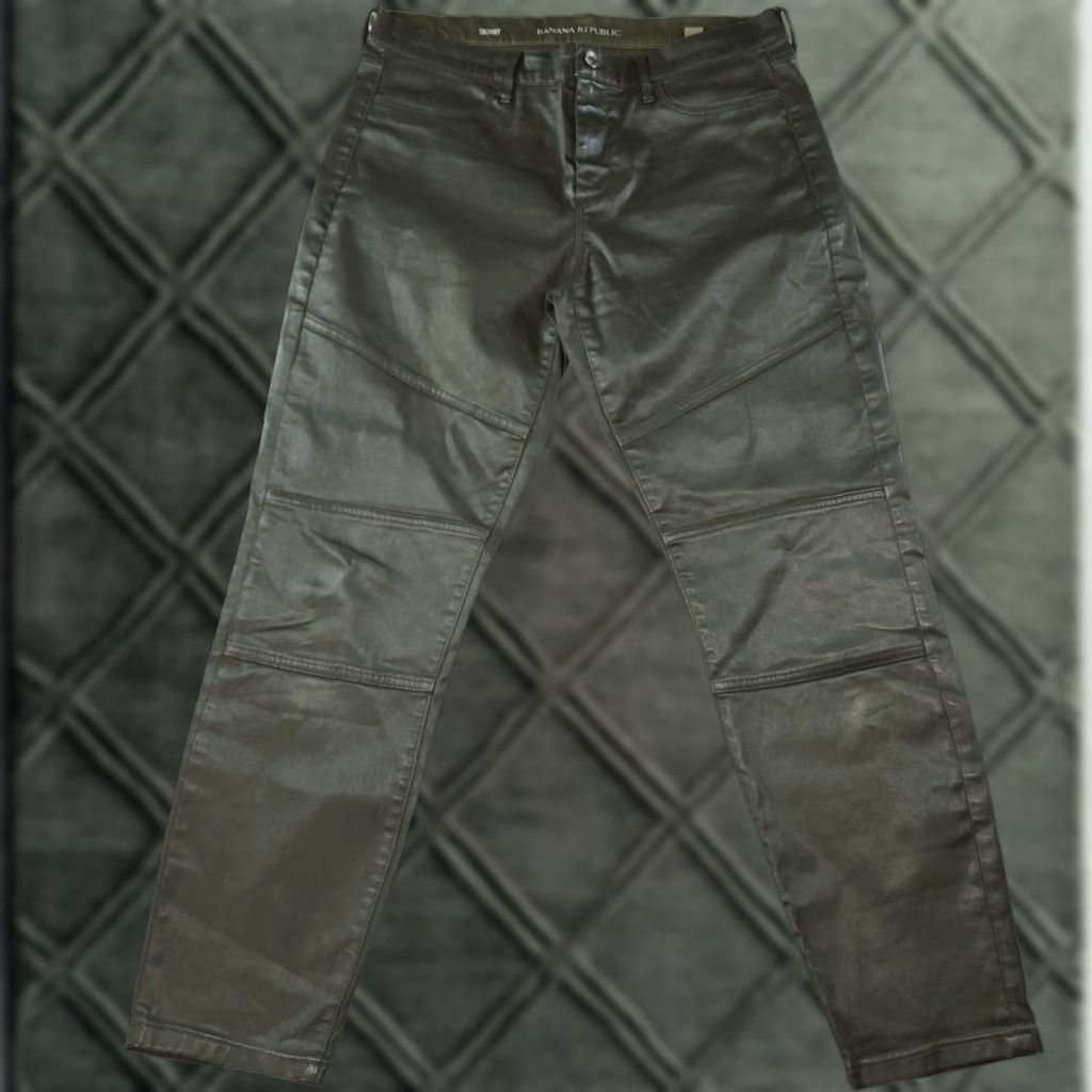 Banana Republic Banana Republic Pants Mens 31x28 Green Skinny Chino Extra-Slim Stretch Pockets Size US 31 - 1 Thumbnail