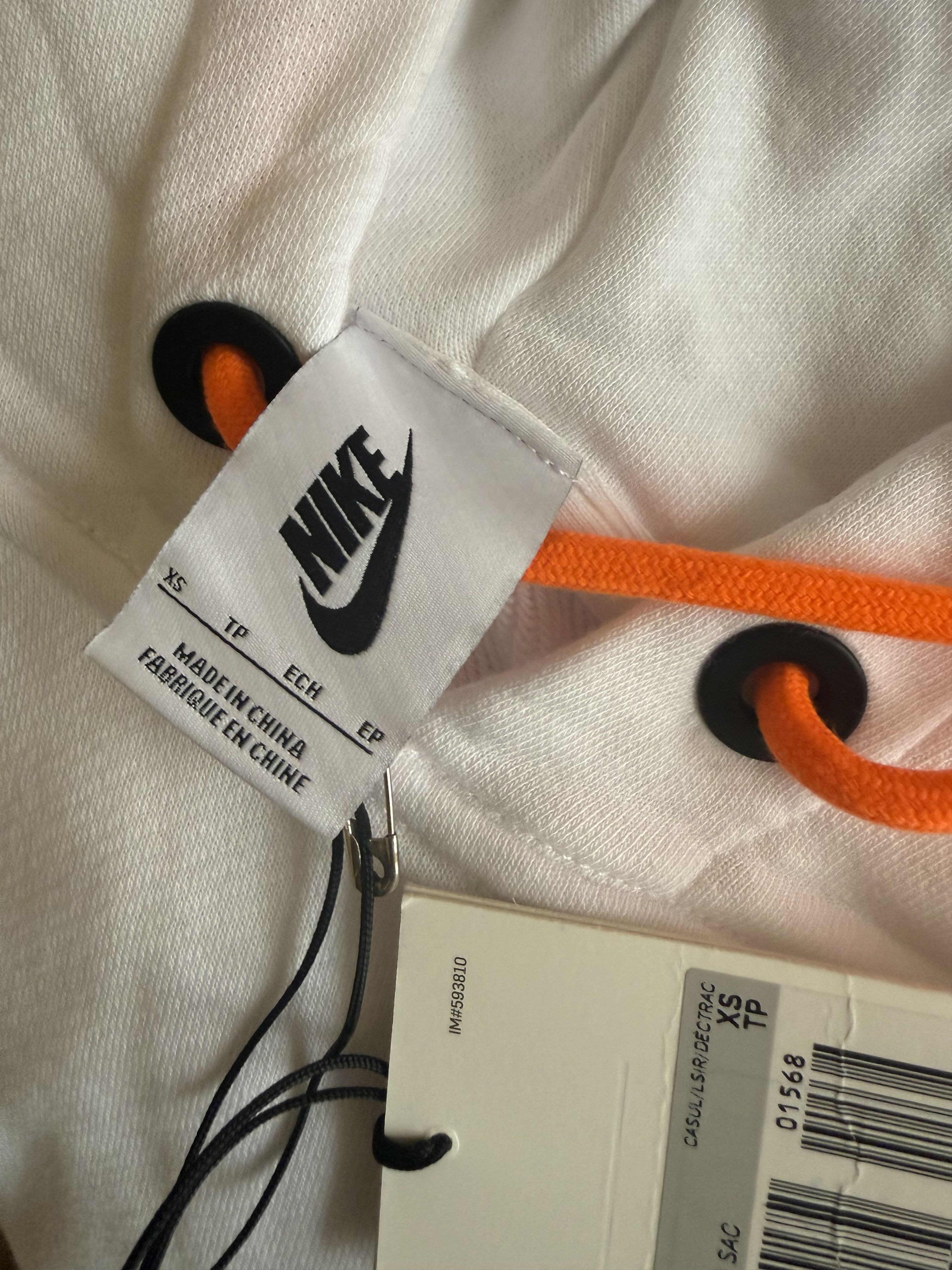 Nike × Off-White "Football, Mon Amour" White Hoodie Mercurial NRG S/S 18 Size US XS / EU 42 / 0 - 6 Thumbnail
