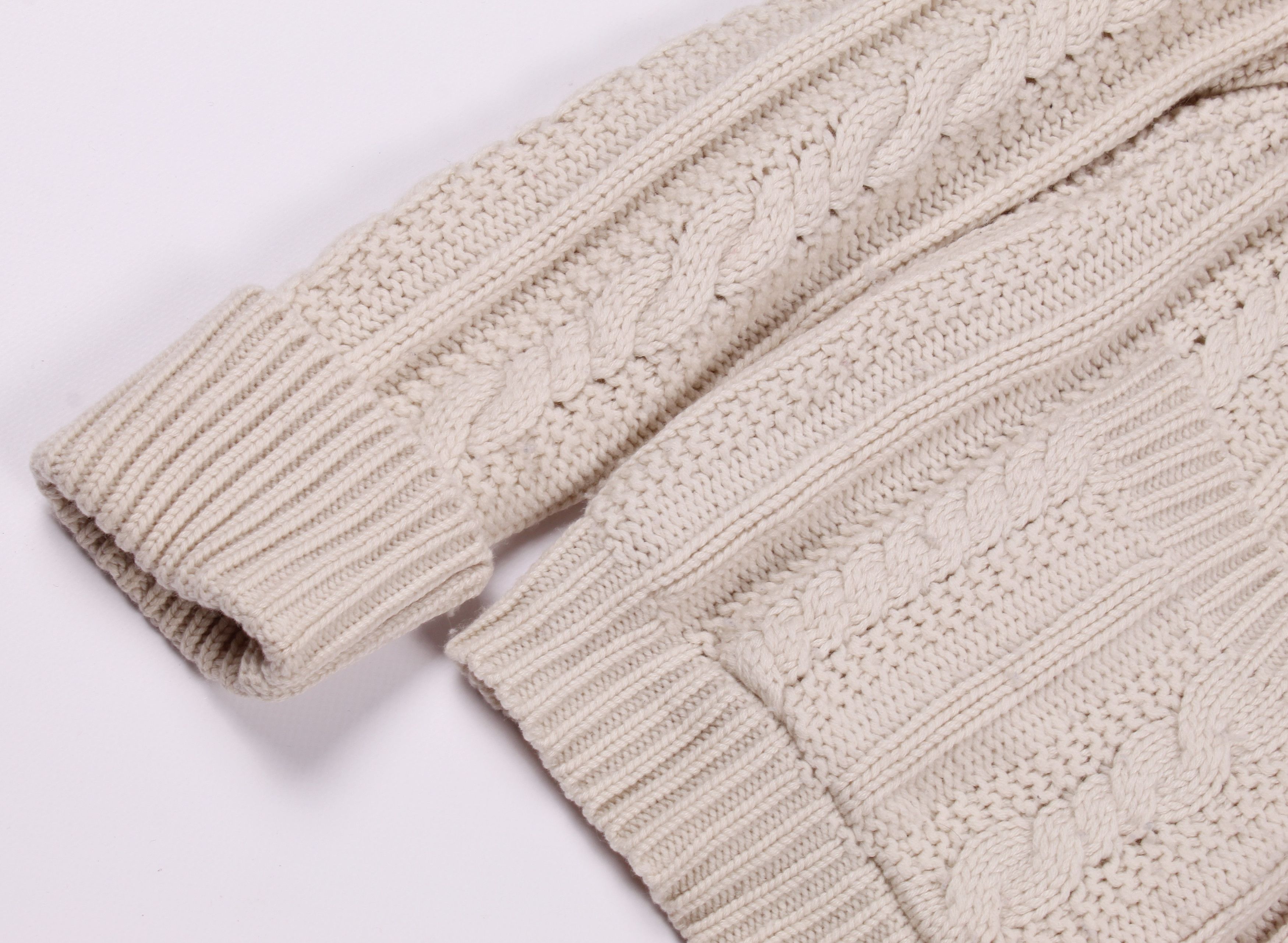 Burberry Burberry Wool Cashmere Cable Knit Cardigan Size M / US 6-8 / IT 42-44 - 5 Thumbnail