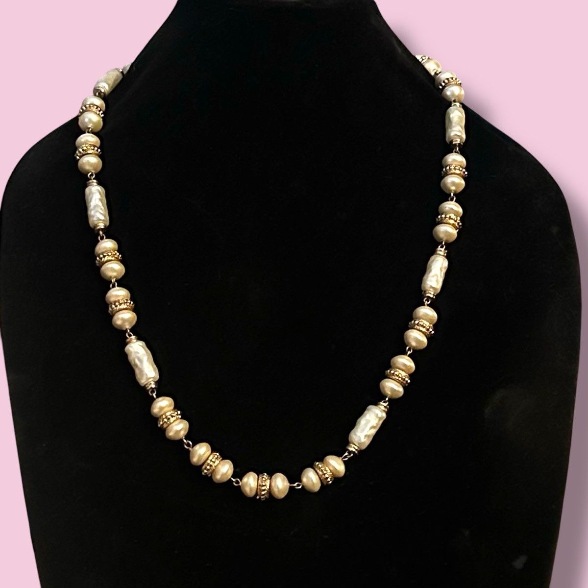 Vintage Vintage faux freshwater pearl necklace Size ONE SIZE - 1 Thumbnail