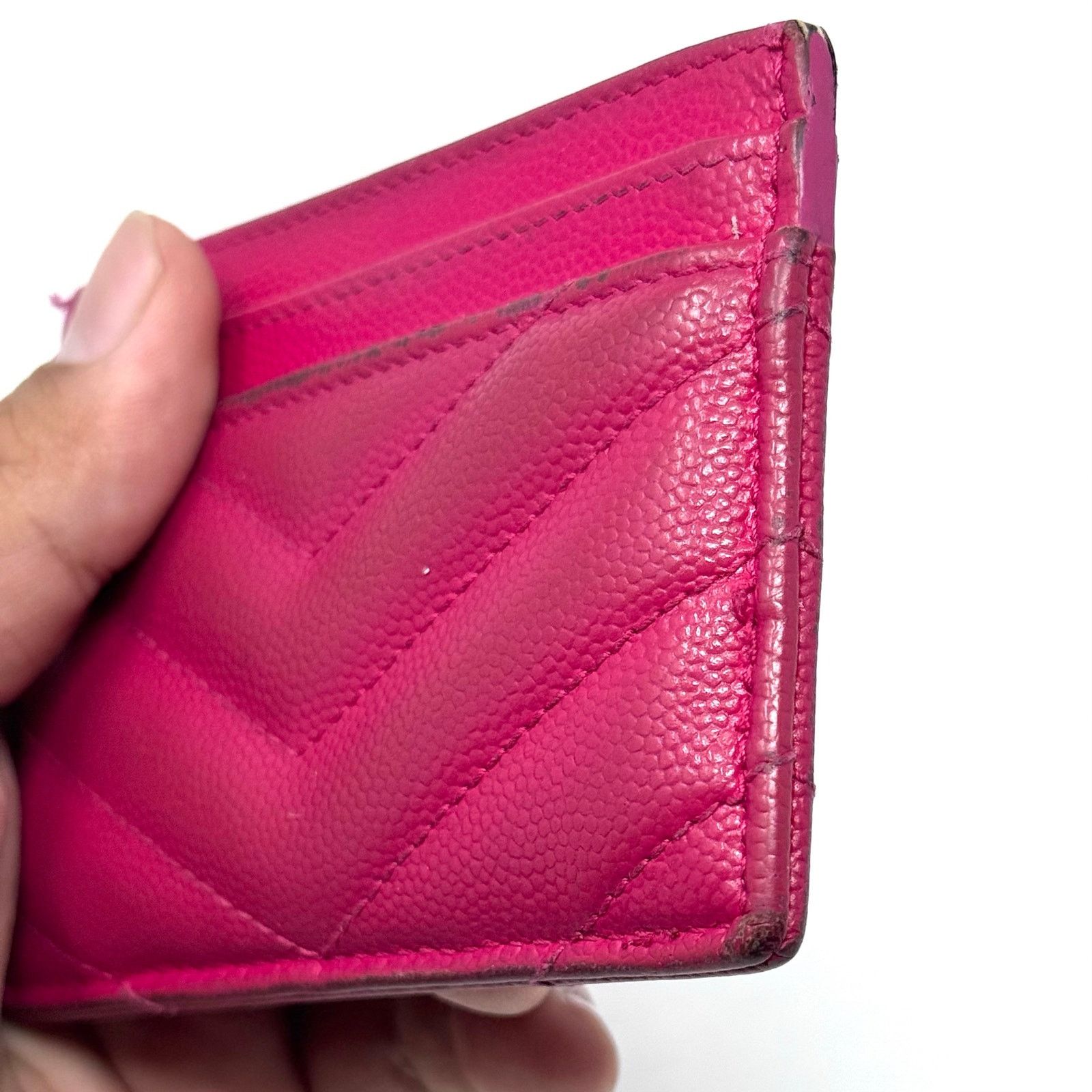 Saint Laurent Paris YSL Pink Cardholder Wallet Size ONE SIZE - 12 Thumbnail
