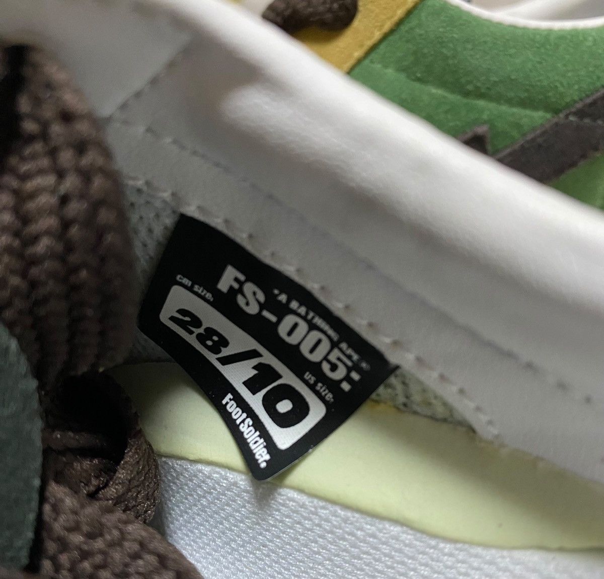 Bape 2006 Bape Crepsta crep sta Green Suede Size US 10 / EU 43 - 7 Thumbnail