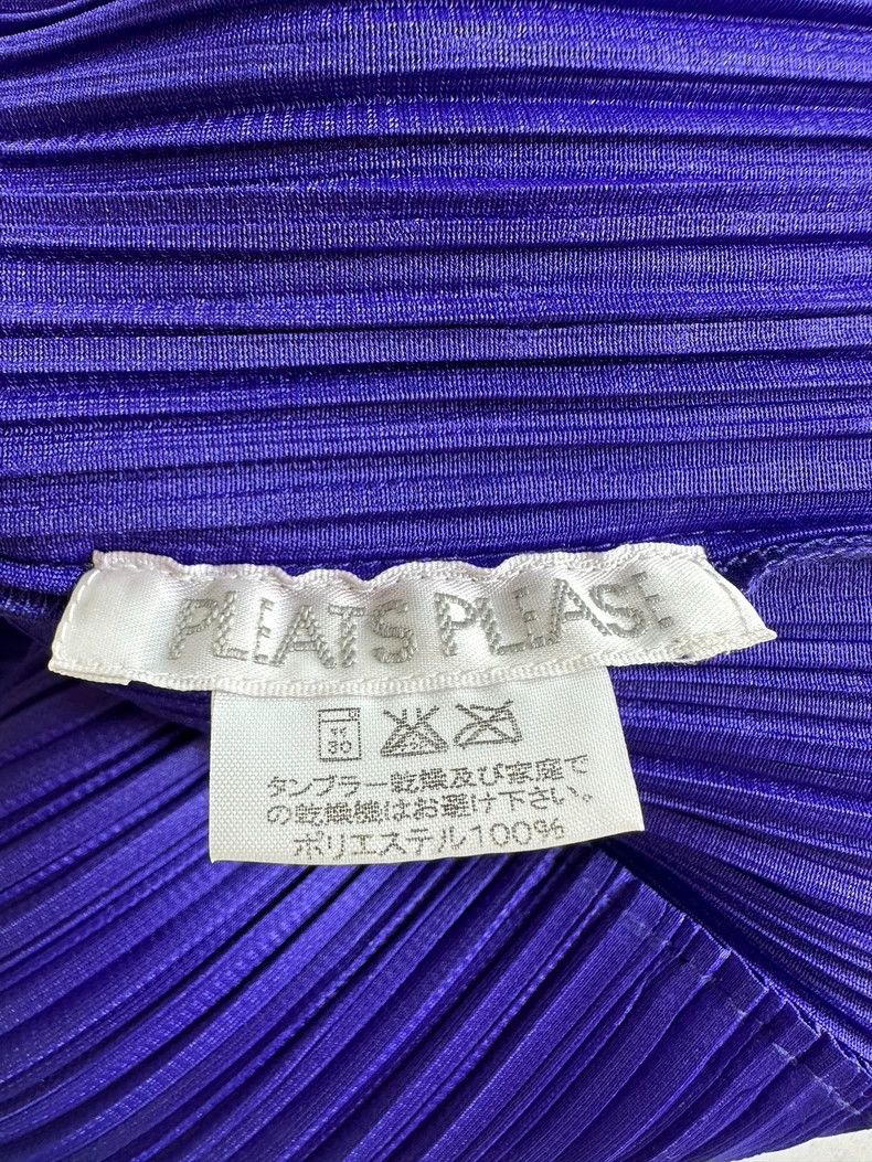 Issey Miyake Issey Miyake A hollowed-out blue-purple top Size XL / US 12-14 / IT 48-50 - 5 Thumbnail