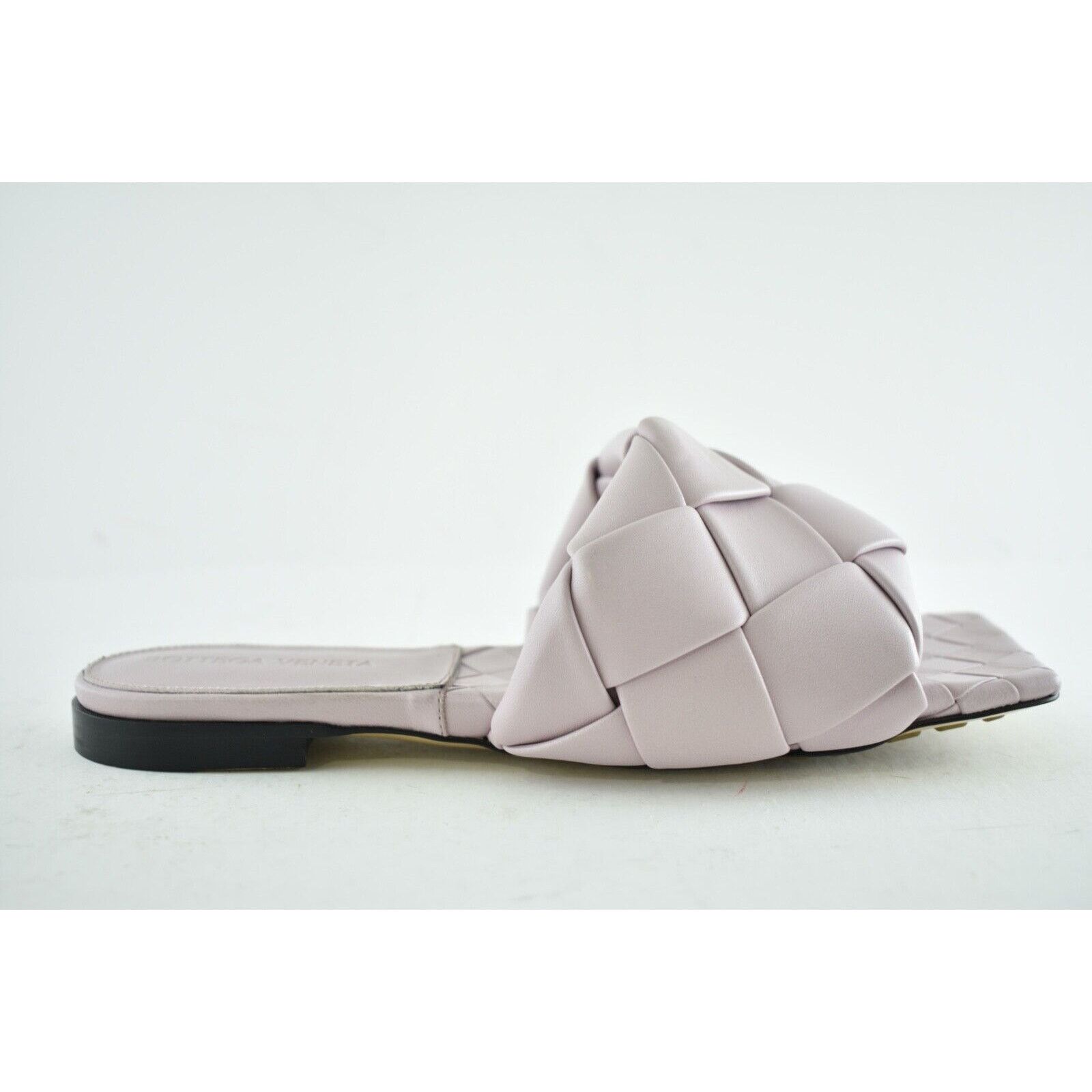 Bottega Veneta Bottega Veneta BV Lido Flat Slides Magnolia Pink Intrecciato Size US 5.5 / IT 35.5 - 3 Thumbnail