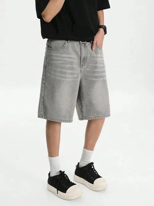 Jean Pants Washed Y2k Shorts Jorts jeans Denim Size US 36 / EU 52 - 3 Thumbnail