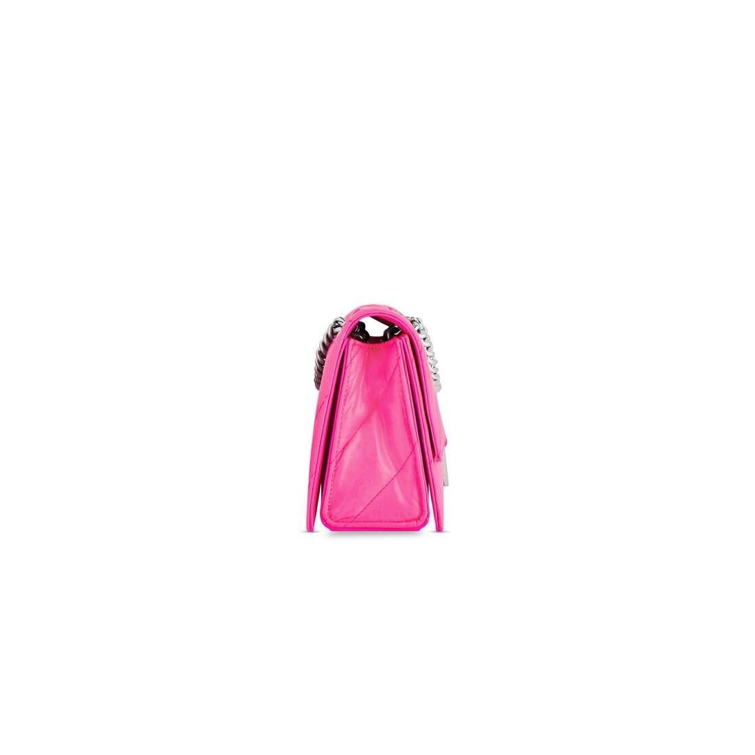 Balenciaga o1tr1nto0525 Size: OS / Crush Small Chain Bag Quilted Pink Size ONE SIZE - 3 Thumbnail
