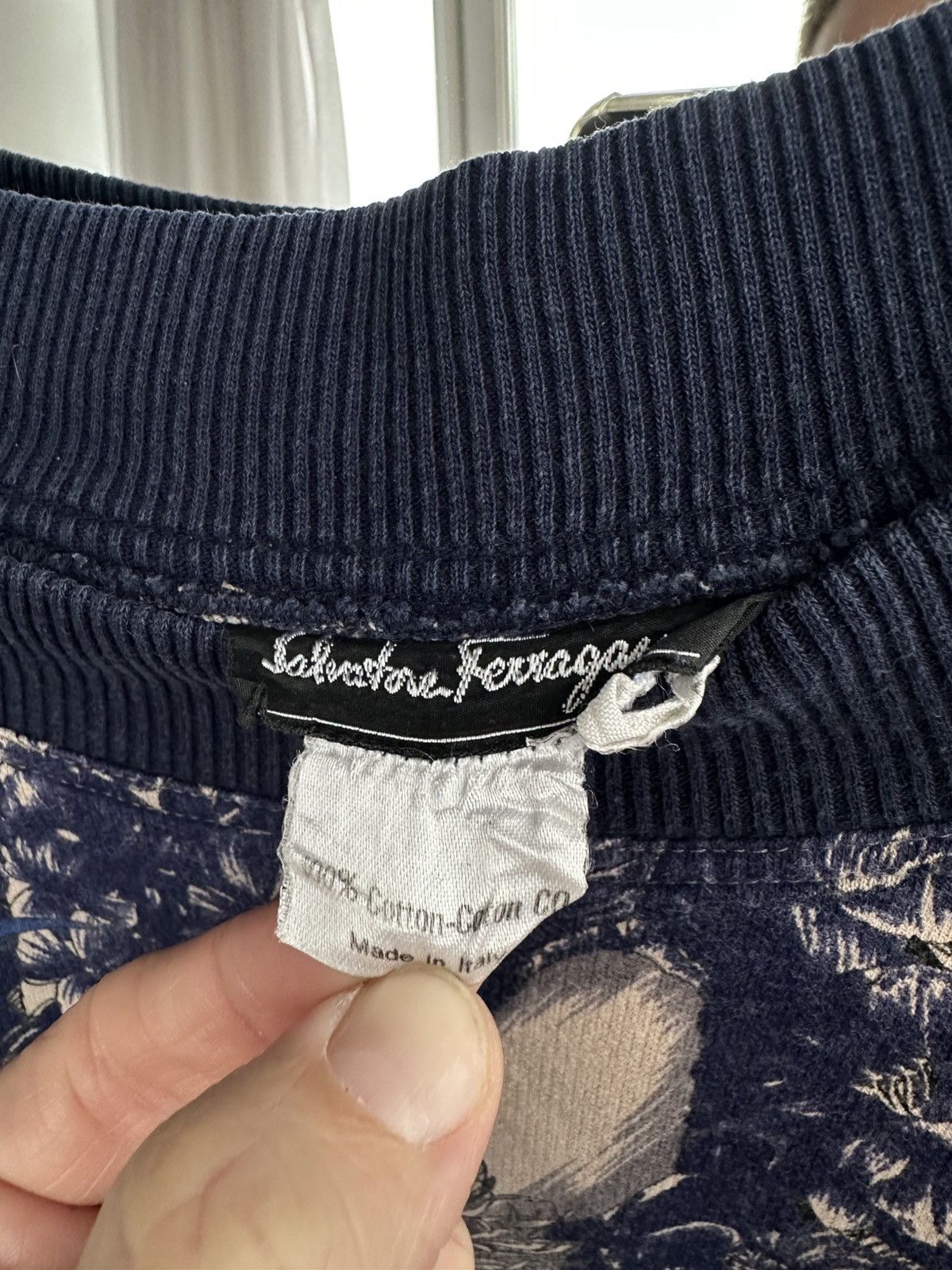 Salvatore Ferragamo Vintage Salvatore Ferragamo Lion Botanical Print Rare 80s Size US M / EU 48-50 / 2 - 10 Thumbnail