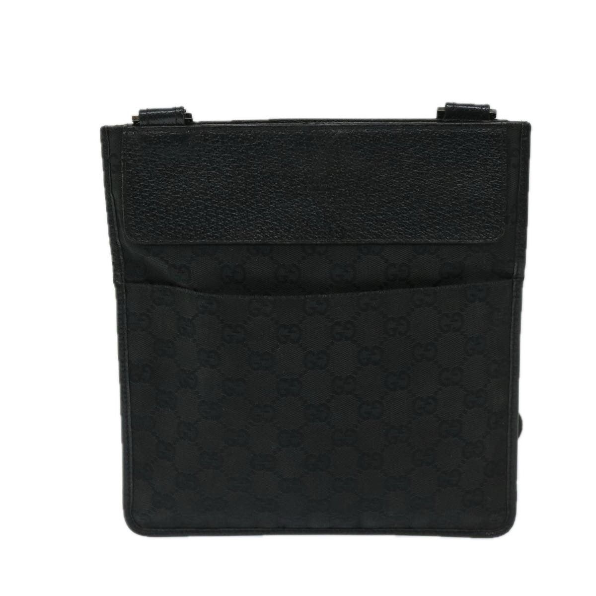 Gucci GUCCI GG Canvas Shoulder Bag Black Size ONE SIZE - 13 Thumbnail