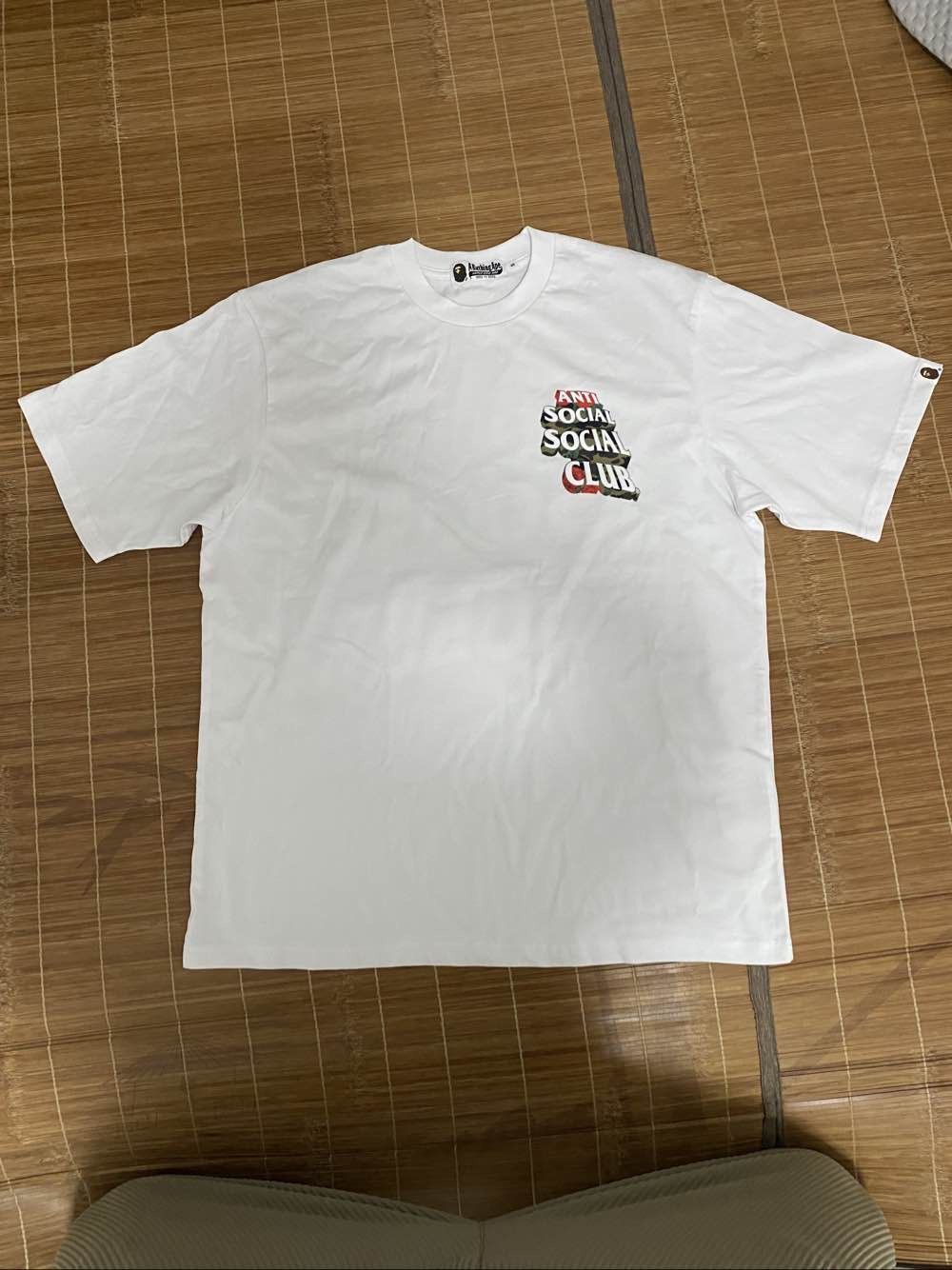 Bape A Bathing Ape x Anti Social Social Club Camo Rose T-Shirt S Size US S / EU 44-46 / 1 - 1 Thumbnail