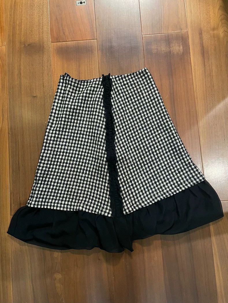 Comme des Garcons Comme des Garcons size S Wool silk stitching skirt Size 25" / US 0 / IT 36 - 2 Thumbnail