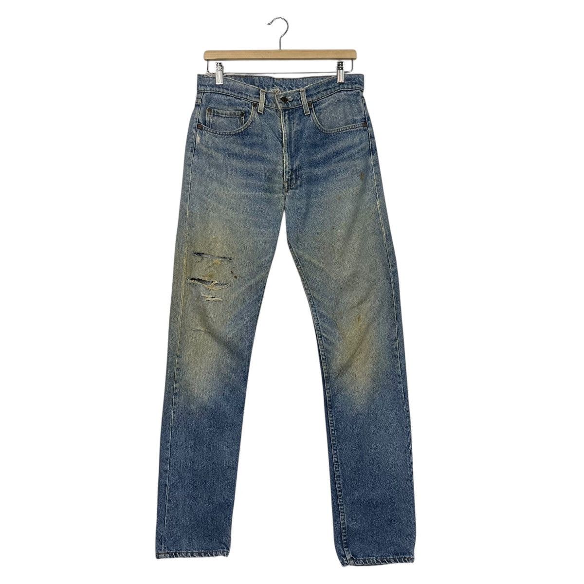 Levi's Vintage 90s Levis Distressed Denim Jeans Size US 30 / EU 46 - 1 Thumbnail