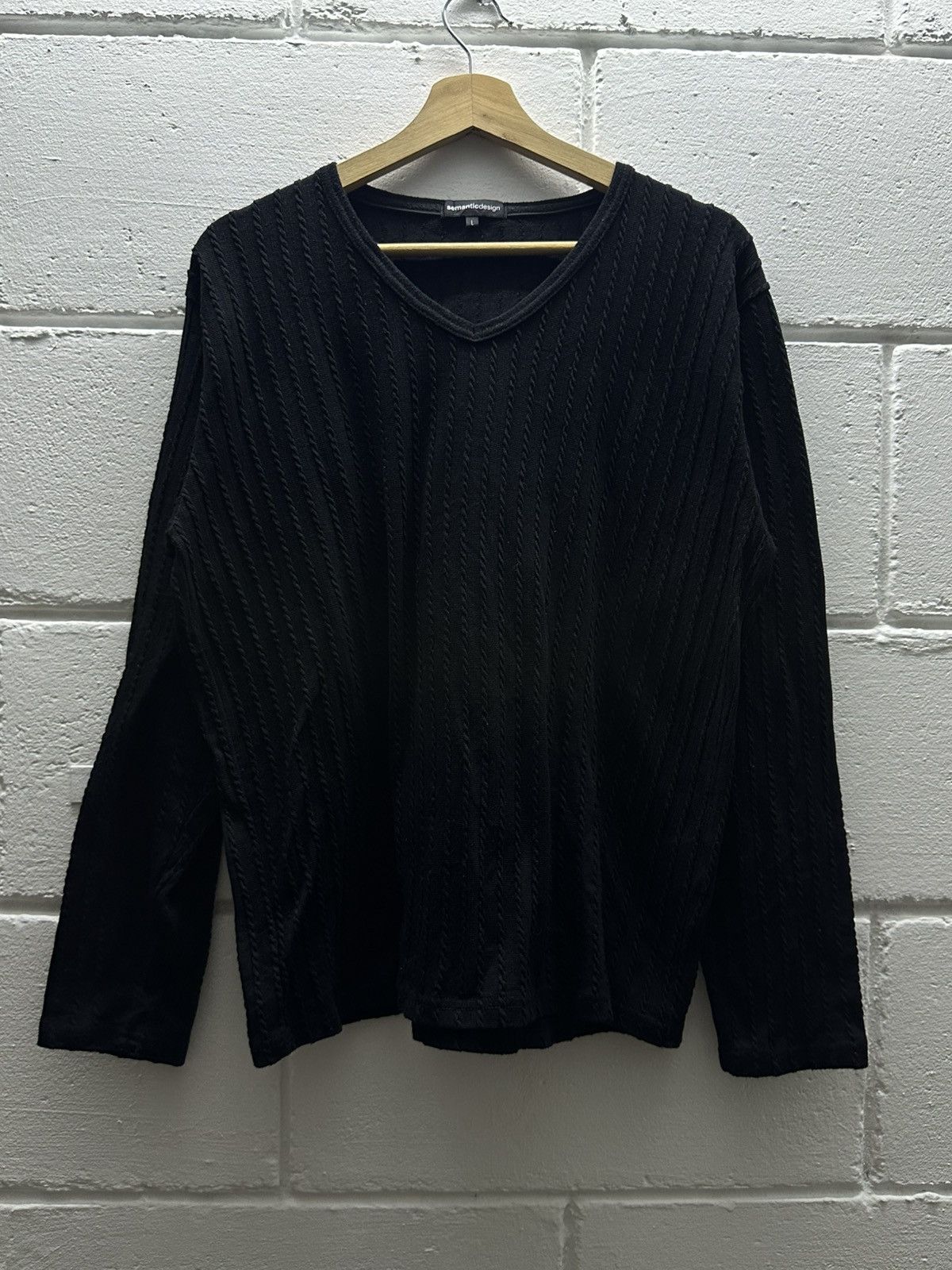 14th Addiction × semanticdesign 2000 - Semantic Design 3-D Cable L/S Shirt Size US M / EU 48-50 / 2 - 4 Thumbnail