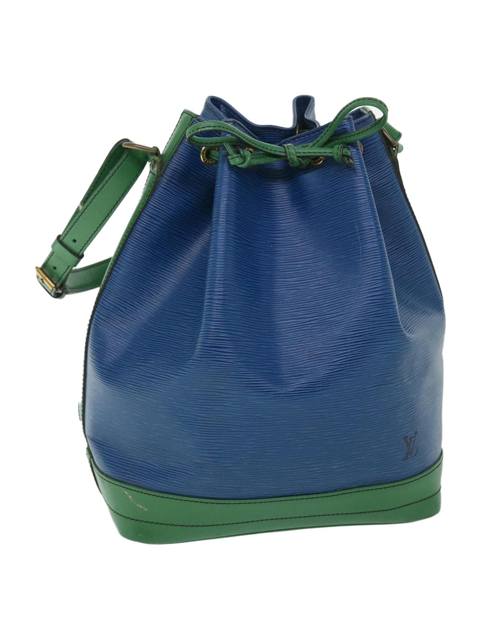 image of Louis Vuitton Tricolor Epi Leather Shoulder Bag in Green, Women's