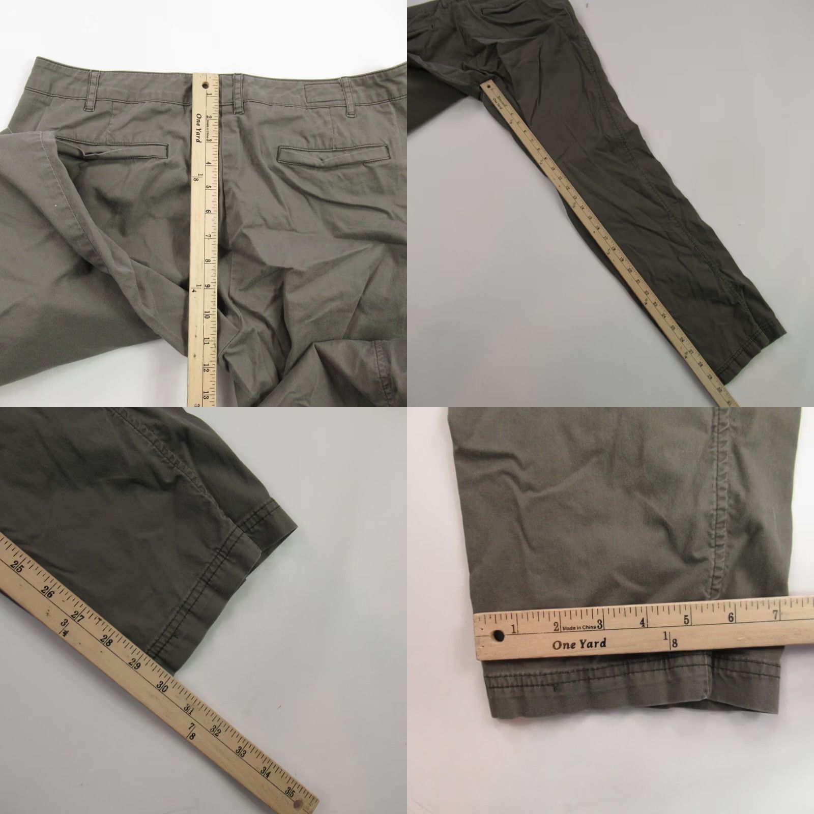 Pendleton Pendleton Pants Womens 12 Straight Leg Casual Pockets Lightweight Gray Shirt? Size 34" / US 12 / IT 48 - 8 Thumbnail
