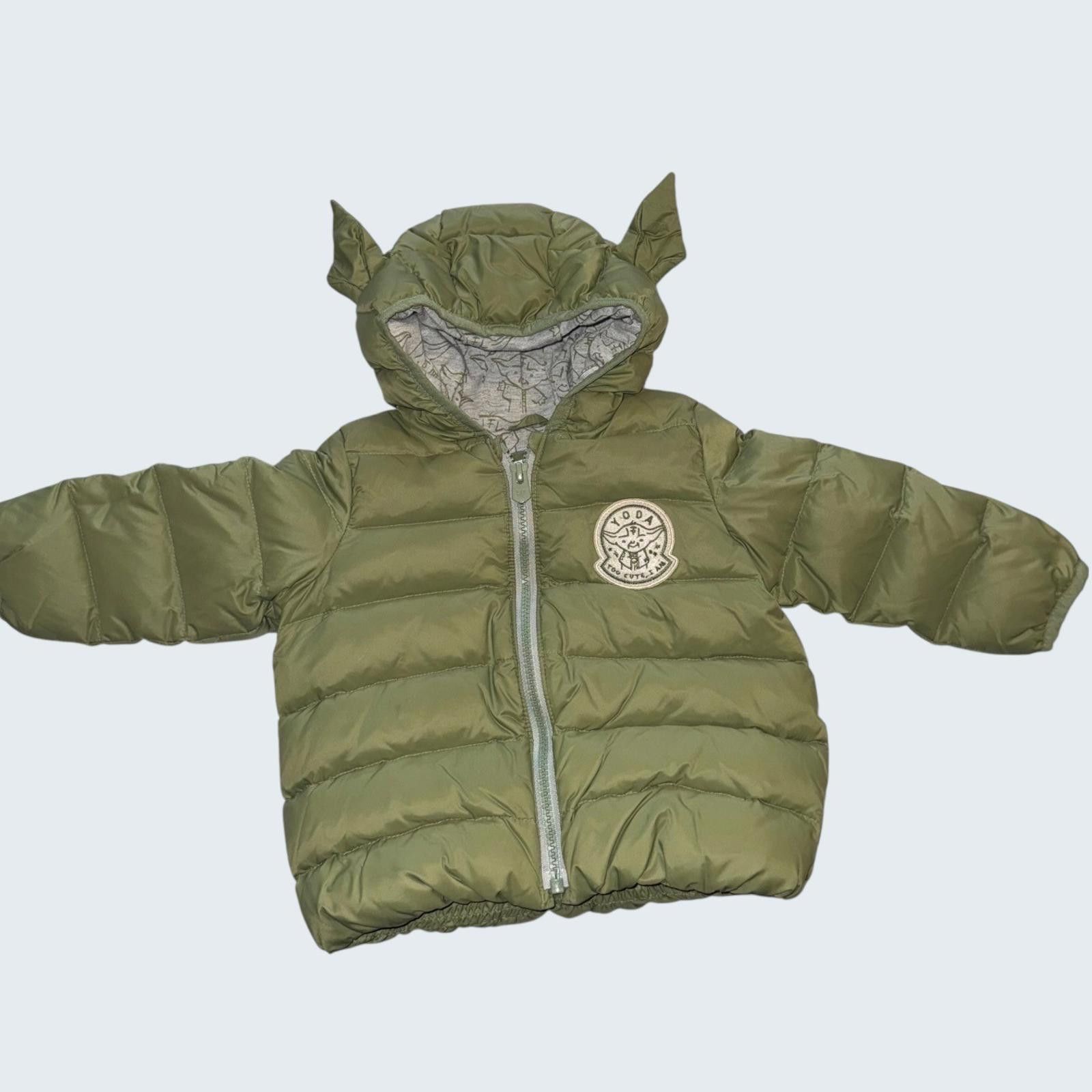 Other Baby Gap Star Wars Yoda Puffer Jacket Olive Green 18-24 M Size US XXS / EU 40 - 1 Thumbnail