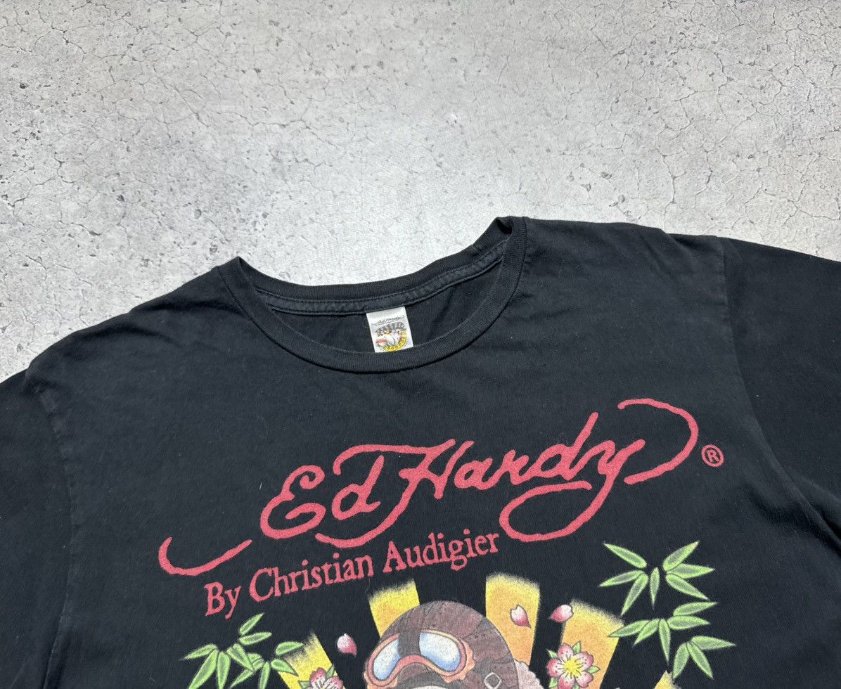 Ed Hardy Ed Hardy by Christian Audigier Vintage T-Shirt Big Logo Size US L / EU 52-54 / 3 - 5 Thumbnail