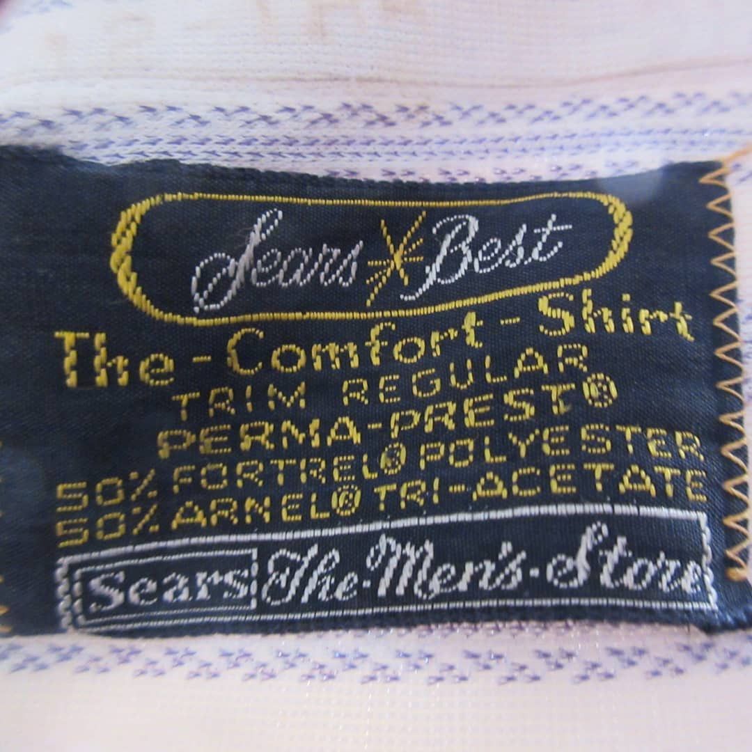 Sears Vintage Sears us stripes long sleeves white Best Shirt Size US L / EU 52-54 / 3 - 3 Thumbnail