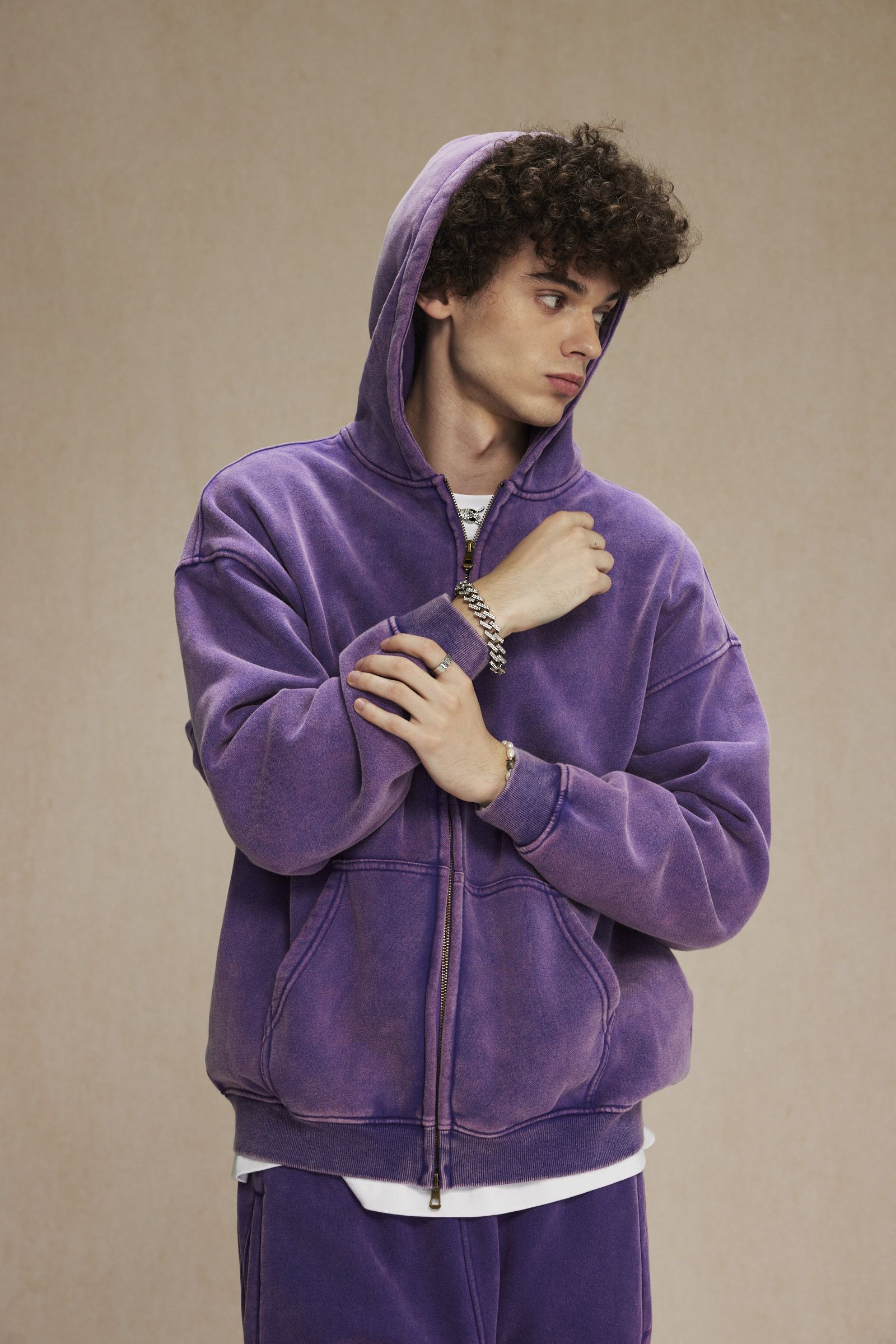 Designer × Japanese Brand Fleece Zipper Hoodie Size US M / EU 48-50 / 2 - 2 Thumbnail