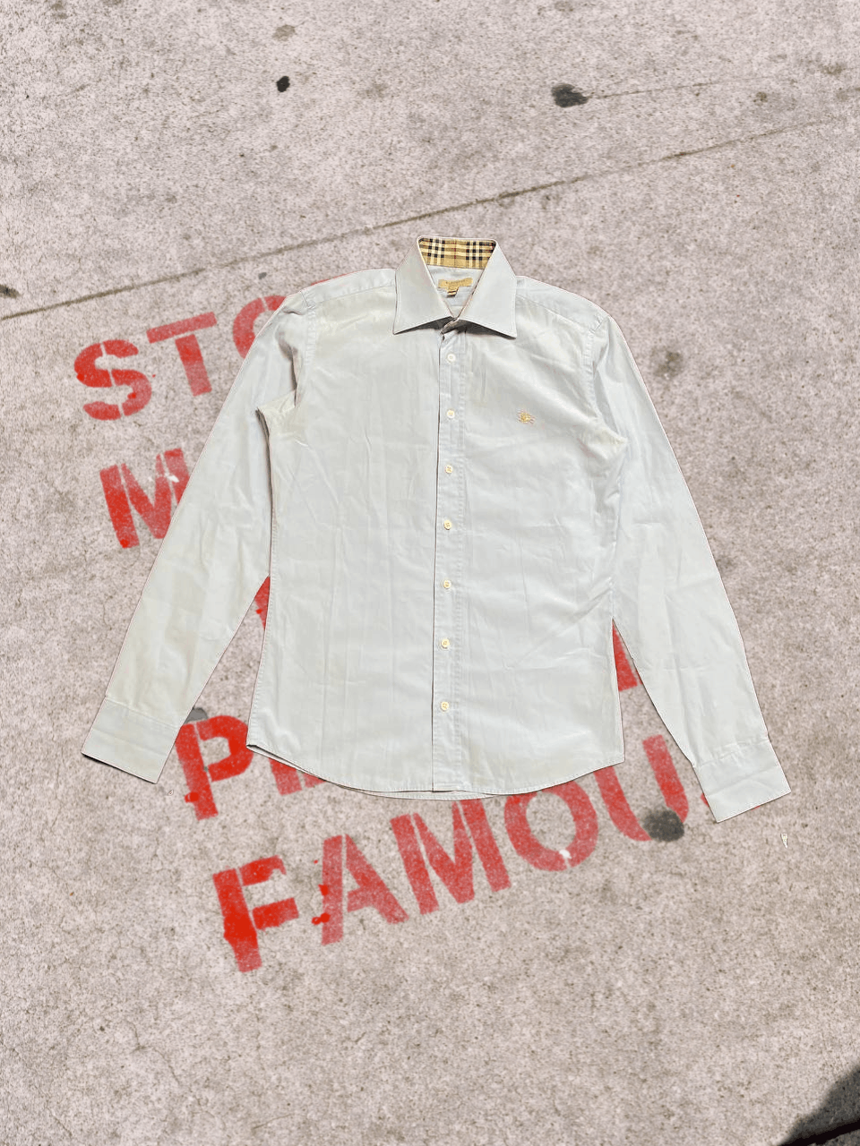 Burberry LUXURY Shirt Logo BURBERRY Size S Y2K Size US S / EU 44-46 / 1 - 1 Thumbnail