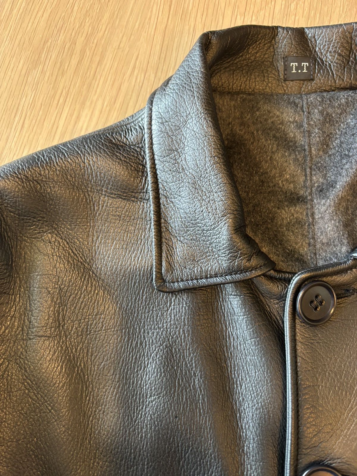 Taiga Takahashi Taiga Takahashi Lot.801 Leather Jacket Deerskin Size 40 Size US M / EU 48-50 / 2 - 3 Thumbnail