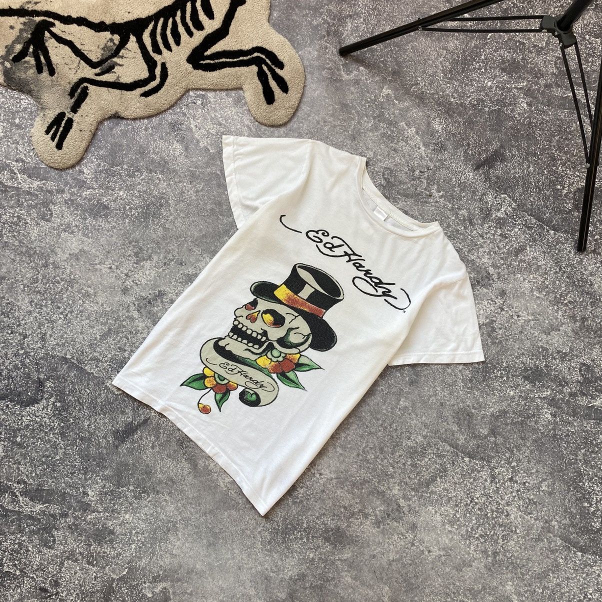 Ed Hardy Vintage Ed Hardy by Christian Audigier Big Logo y2k tee Size S / US 4 / IT 40 - 1 Thumbnail