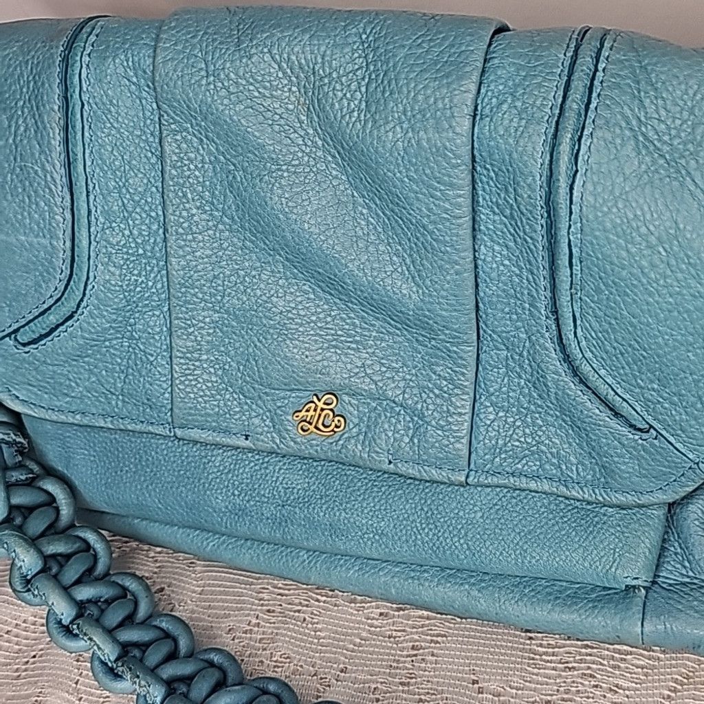 A.L.C. NWOT ALC A.L.C. Vegan leather blue chain shoulder bag rare Size ONE SIZE - 2 Thumbnail