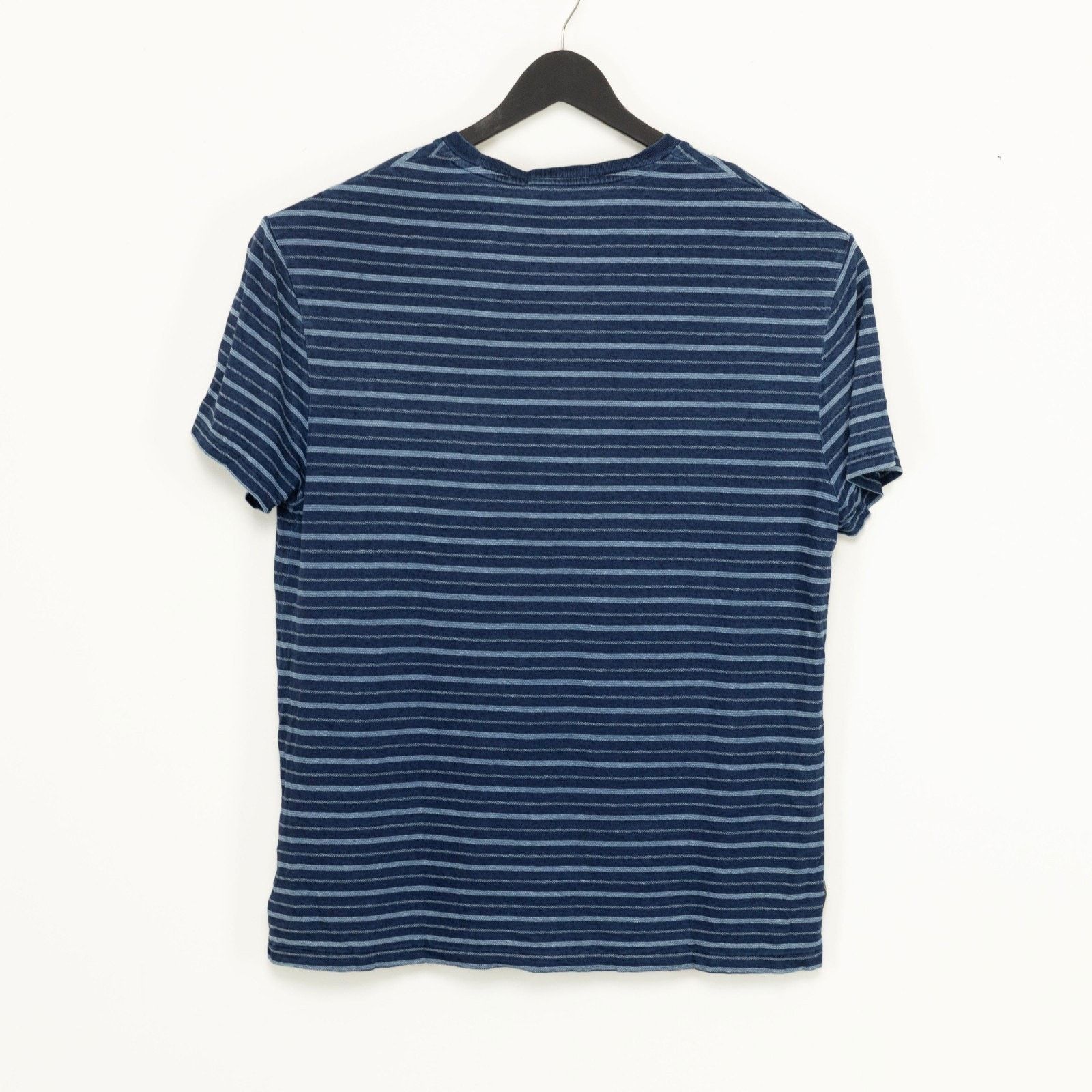 Polo Ralph Lauren Polo Ralph Lauren Classic Fit Striped Cotton Linen Tee Navy Size US XXL / EU 58 / 5 - 4 Thumbnail