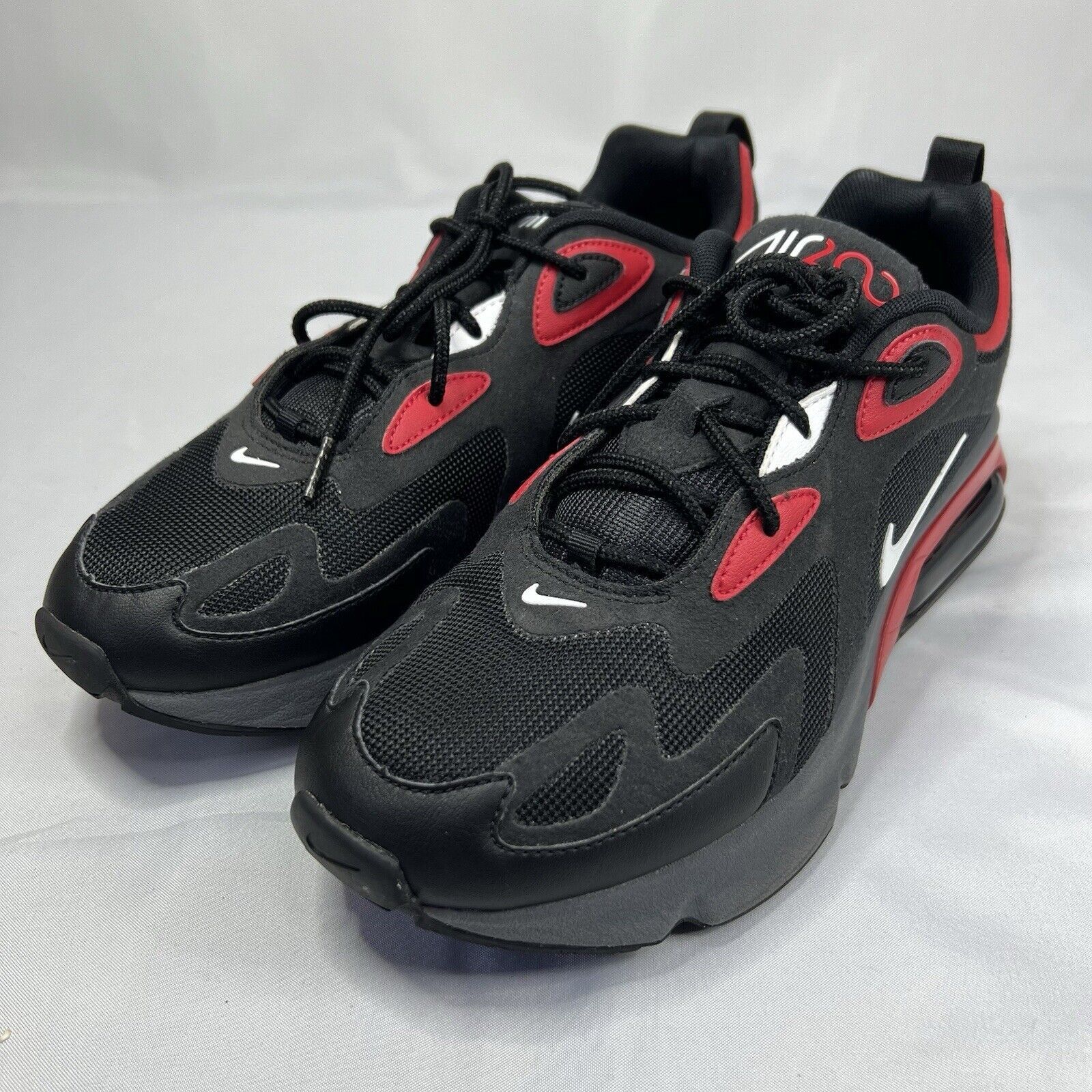 Nike Nike Air Max 200 Black University Red Men Sz 9.5 Sneakers Size US 9.5 / EU 42-43 - 2 Thumbnail